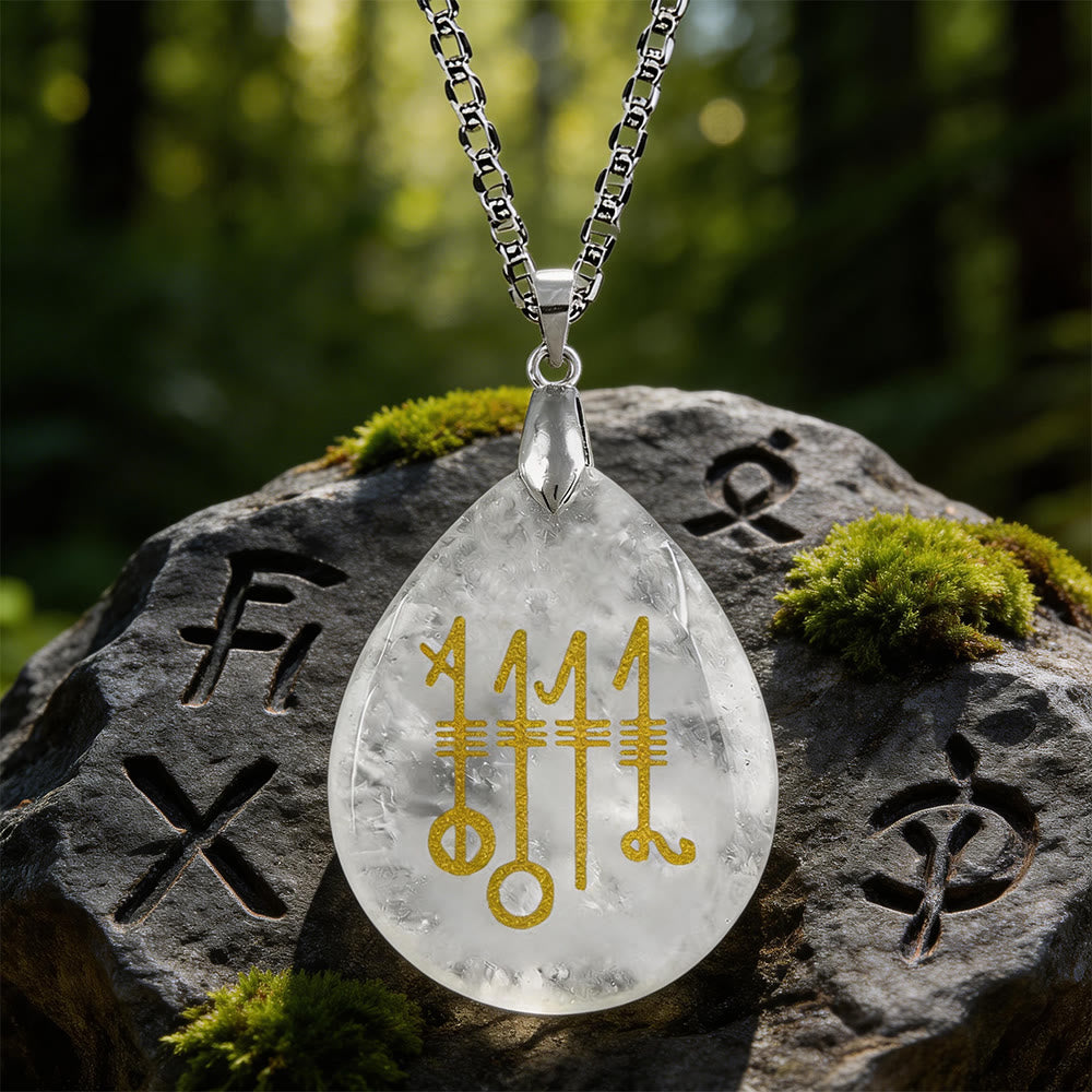 Svefnthorn Sleep Ward Crystal Necklace