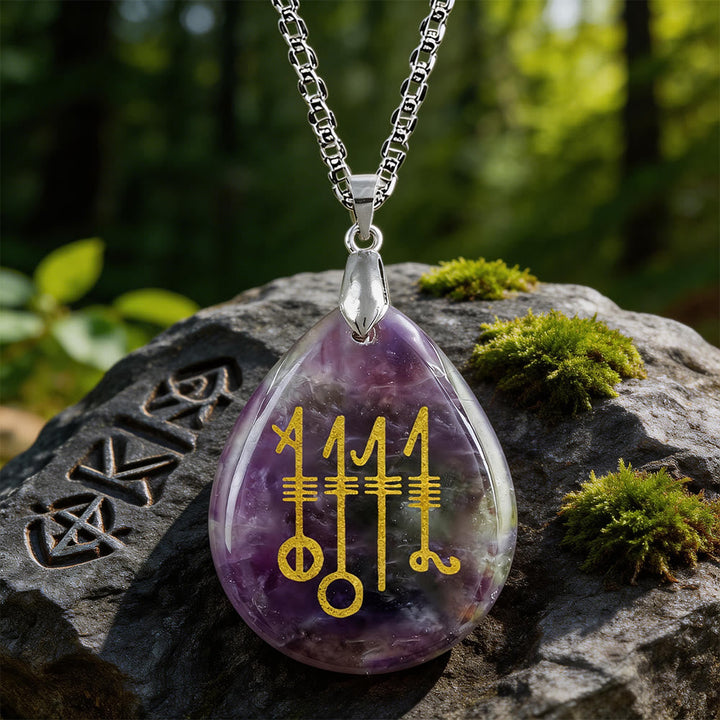 Svefnthorn Sleep Ward Crystal Necklace