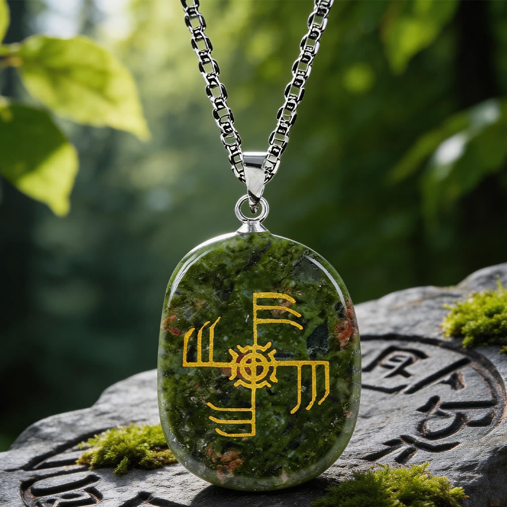 Ginfaxi Warrior Strength Crystal Necklace