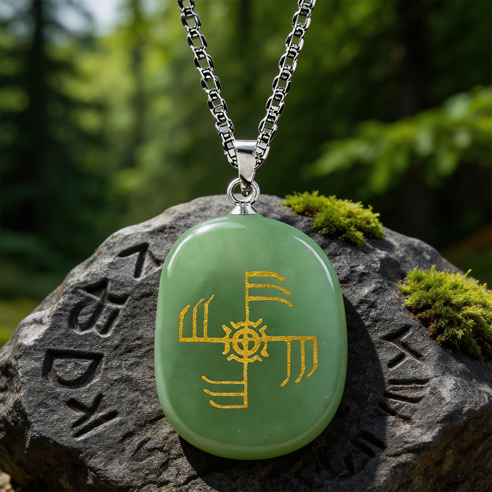 Ginfaxi Warrior Strength Crystal Necklace