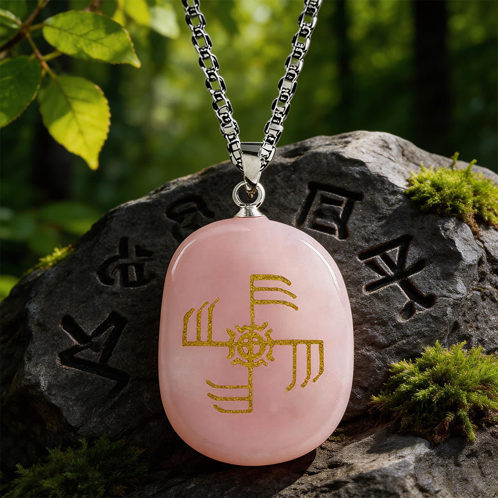 Ginfaxi Warrior Strength Crystal Necklace