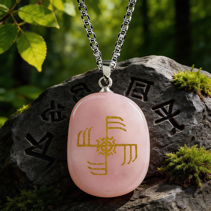 Ginfaxi Warrior Strength Crystal Necklace