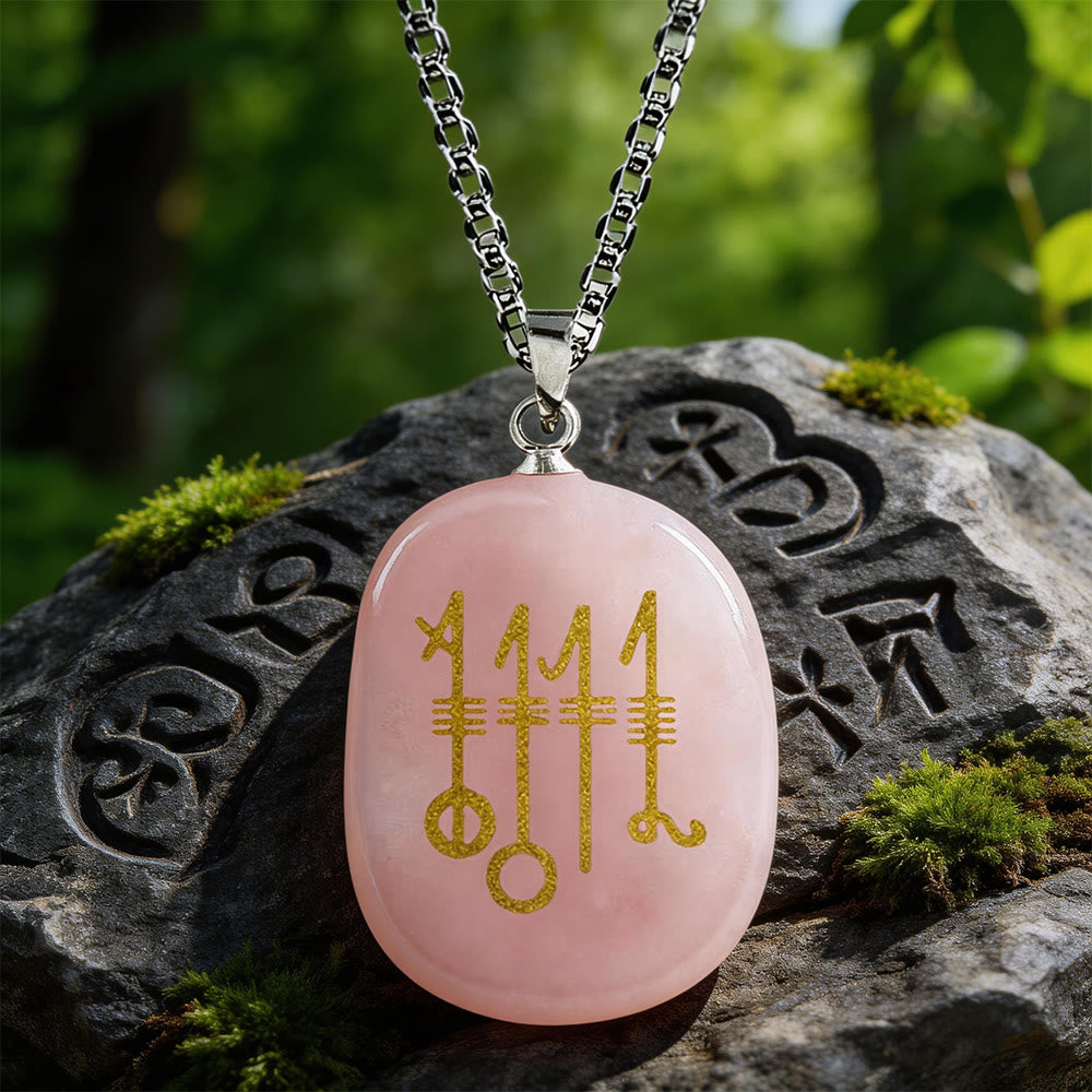 Svefnthorn Slumber Stave Crystal Necklace