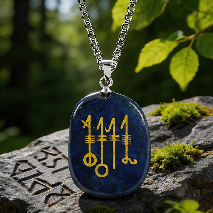 Svefnthorn Slumber Stave Crystal Necklace