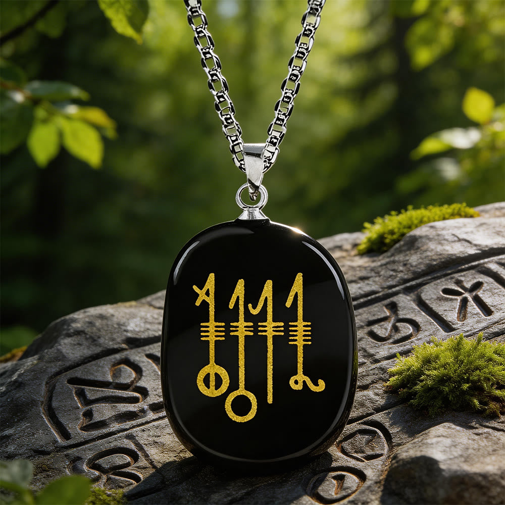 Svefnthorn Slumber Stave Crystal Necklace