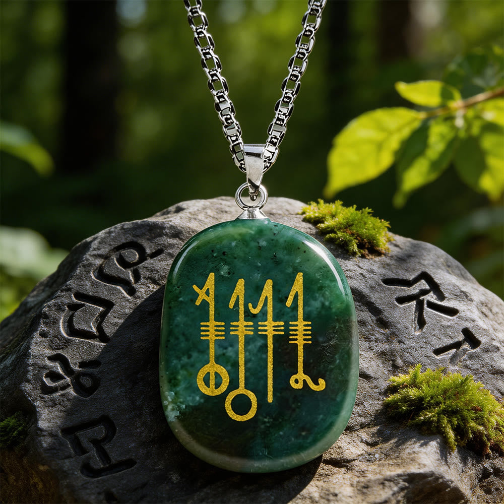Svefnthorn Slumber Stave Crystal Necklace