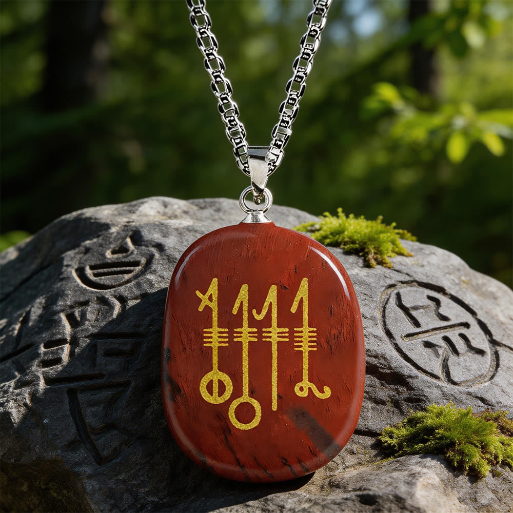 Svefnthorn Slumber Stave Crystal Necklace