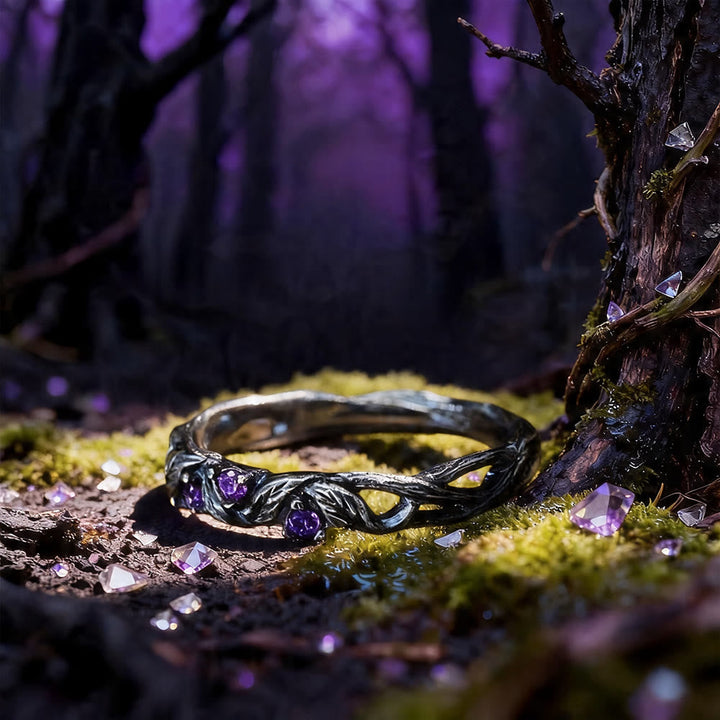 Seidr Vine Amethyst Ring