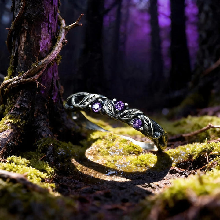 Seidr Vine Amethyst Ring