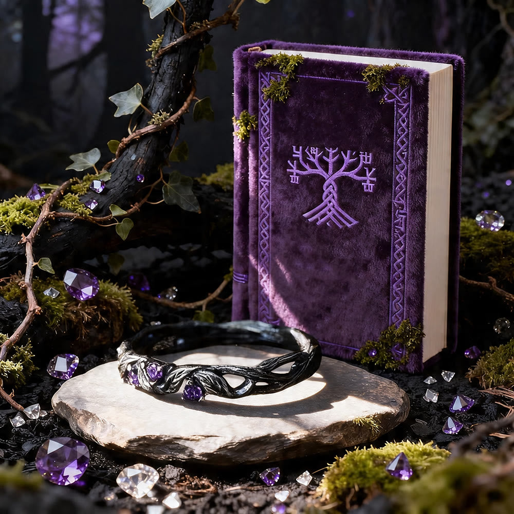 Seidr Vine Amethyst Ring