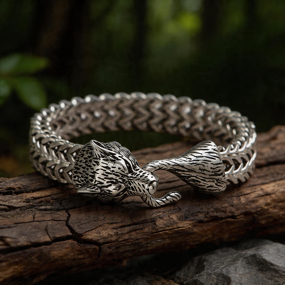 Norse Viking Amulet Odin's Wolf Bracelet