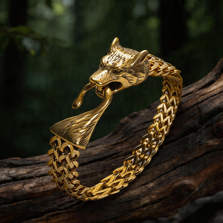 Norse Viking Amulet Odin's Wolf Bracelet