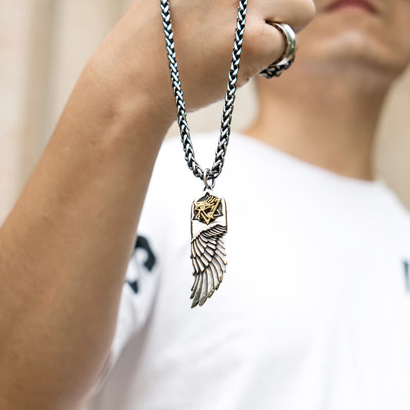Eye of Horus Wing Necklace