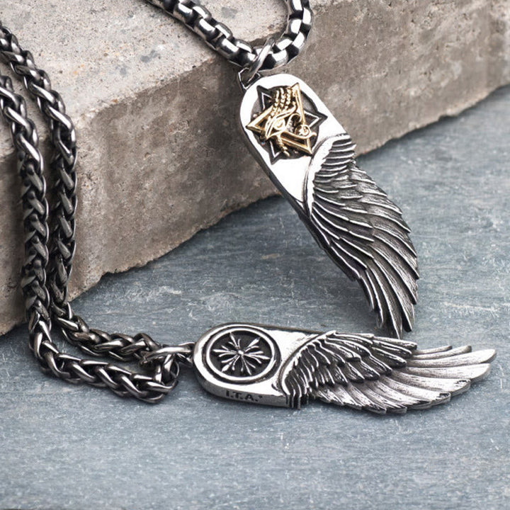 Eye of Horus Wing Necklace
