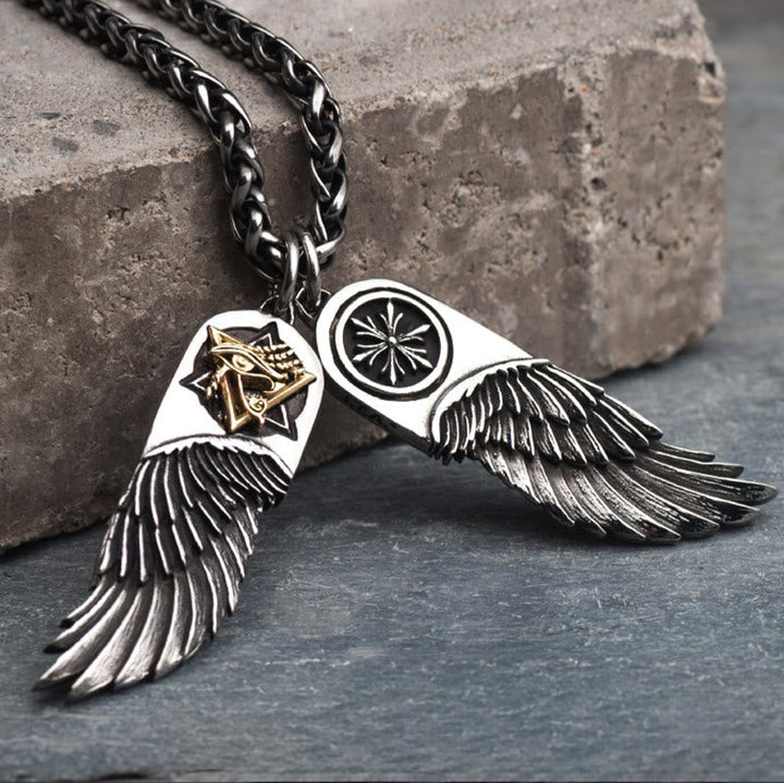 Eye of Horus Wing Necklace