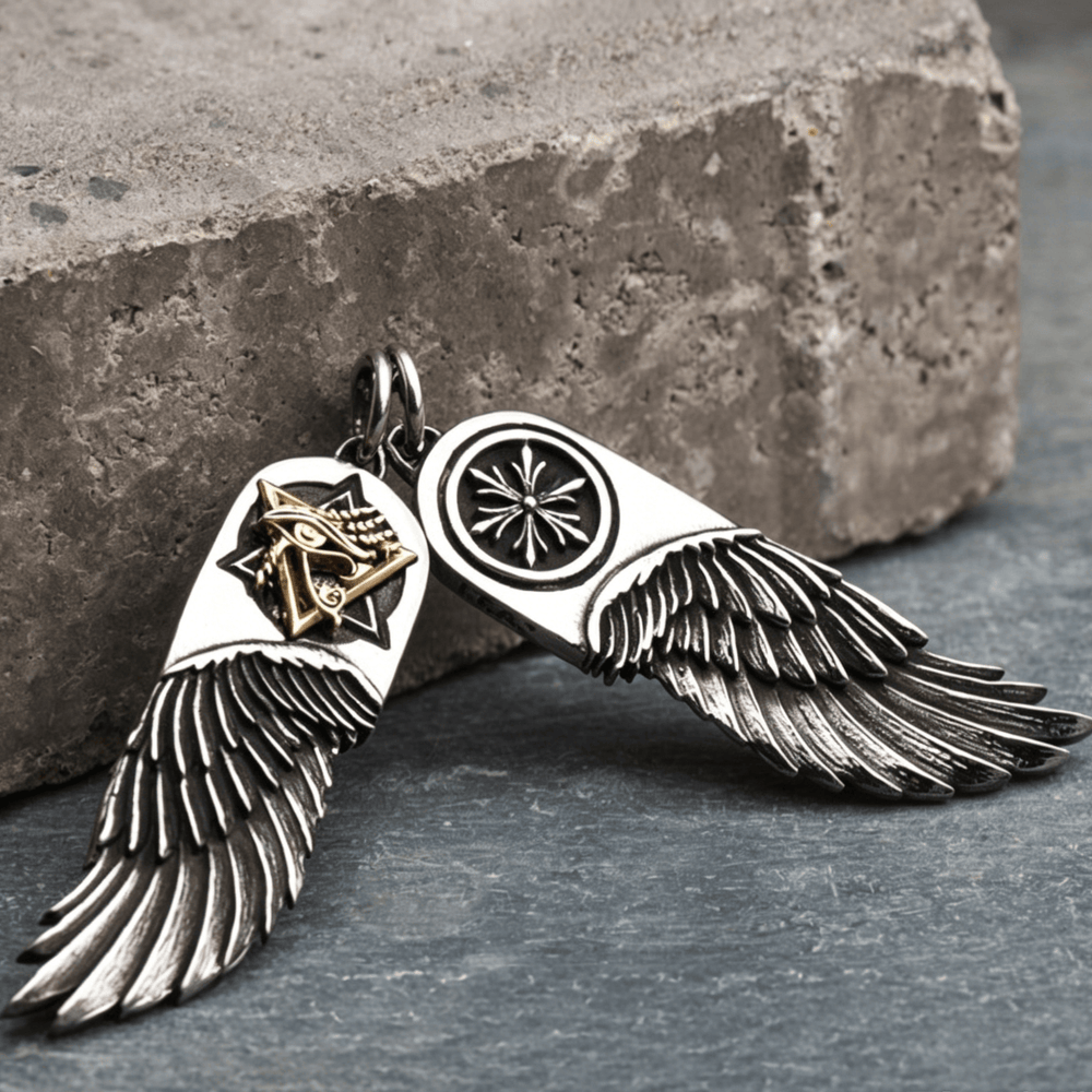 Eye of Horus Wing Necklace