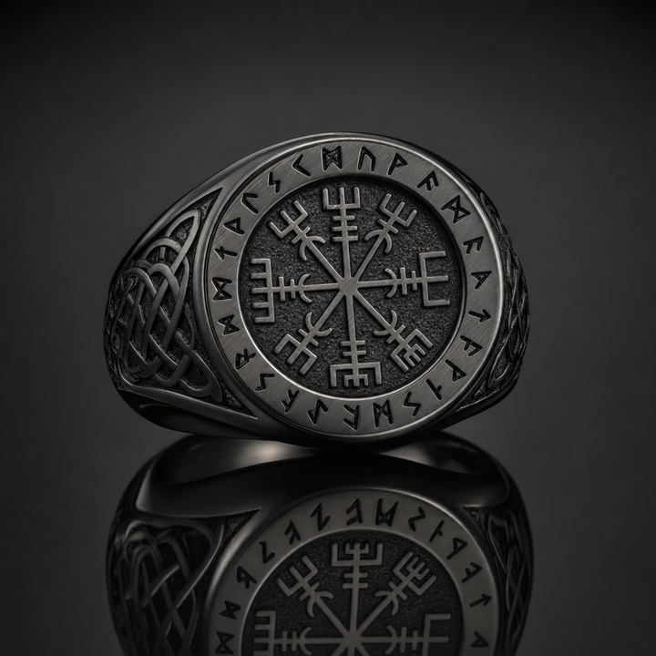 Helm of Awe Aegishjalmur Signet Ring