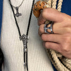 Viking Thor's Hammer Bolo Ties for Men Women 2