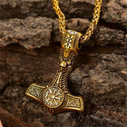 Viking Thor's Hammer Mjolnir Necklace Pendant For Men 8