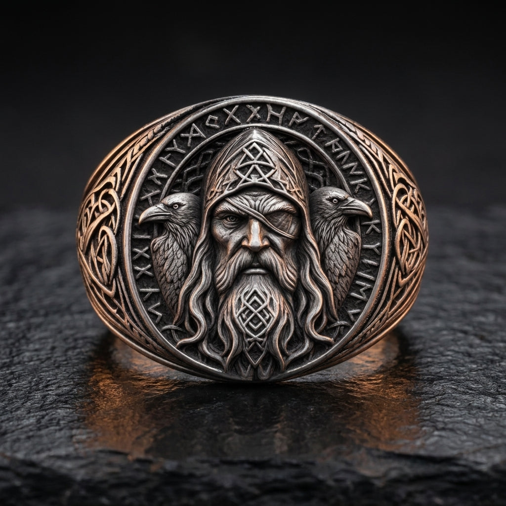 Odin Allfather Signet Ring — feature