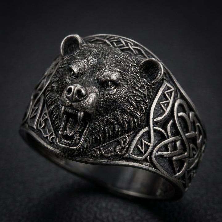 Berserker Bear Ring — detail