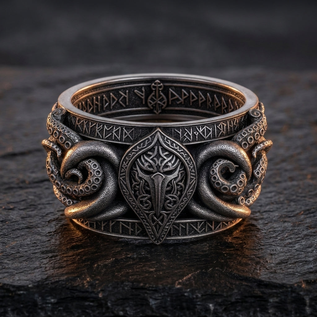 Norse Kraken Ring — feature