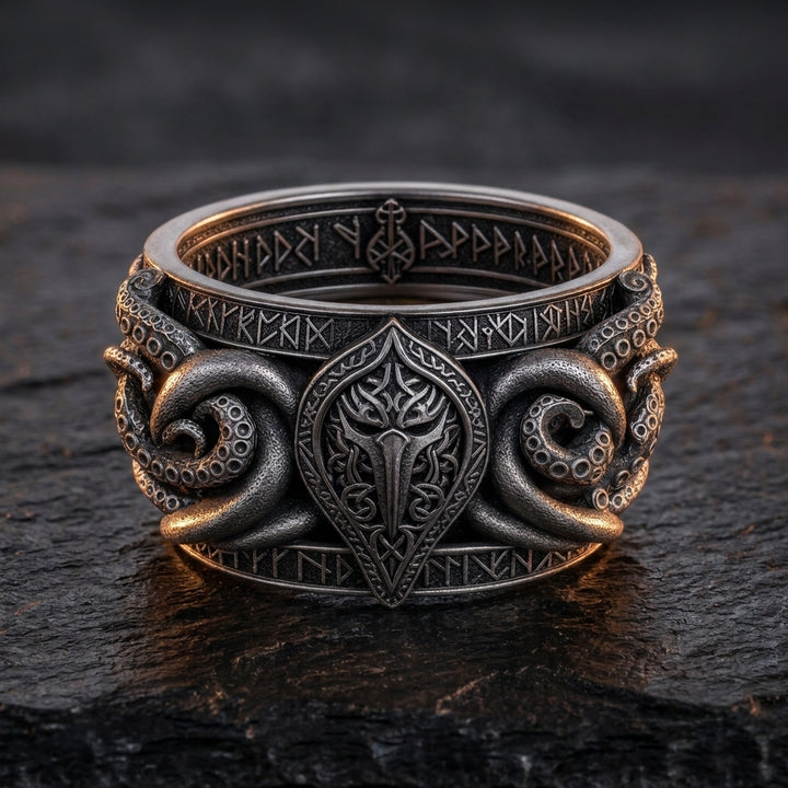 Norse Kraken Ring — feature