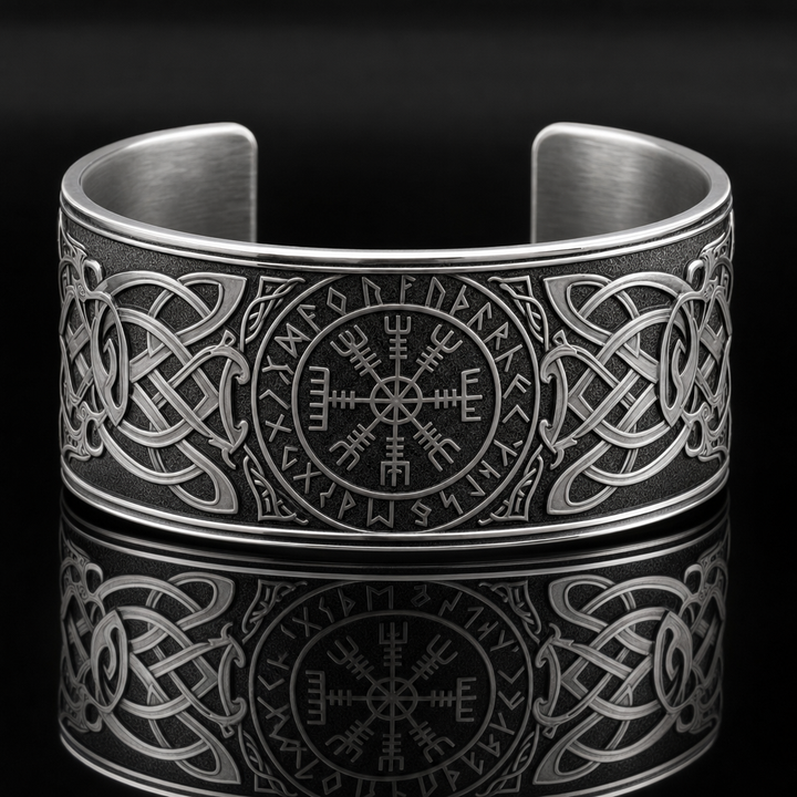 Helm of Awe Cuff Bangle Bracelet
