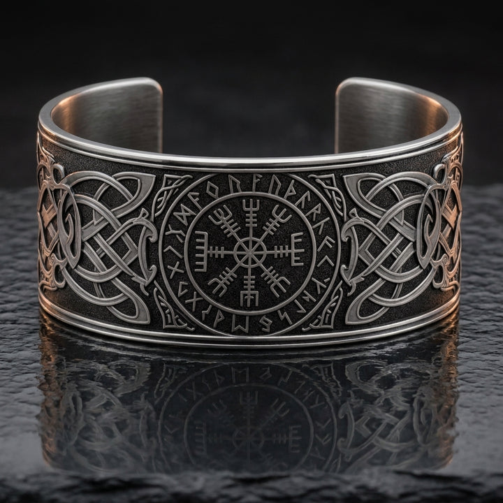 Helm of Awe Cuff Bangle Bracelet — feature