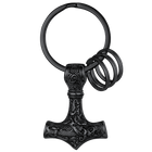 Norse Viking Thor Hammer Mjolnir Keychain for Men 6