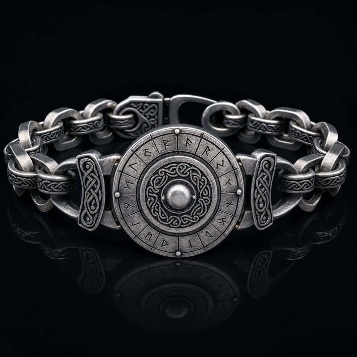 Viking Shield Wall Chain Bracelet