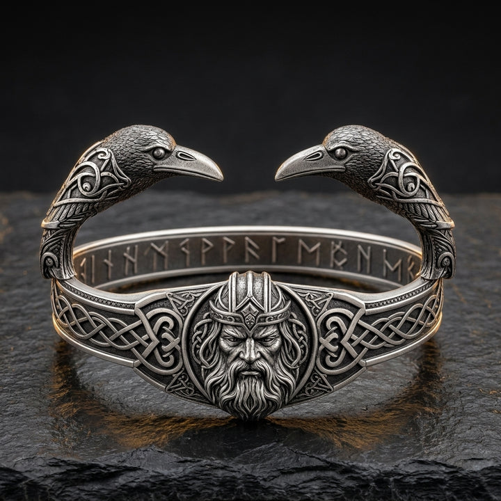 Odin Allfather Cuff Bangle — feature