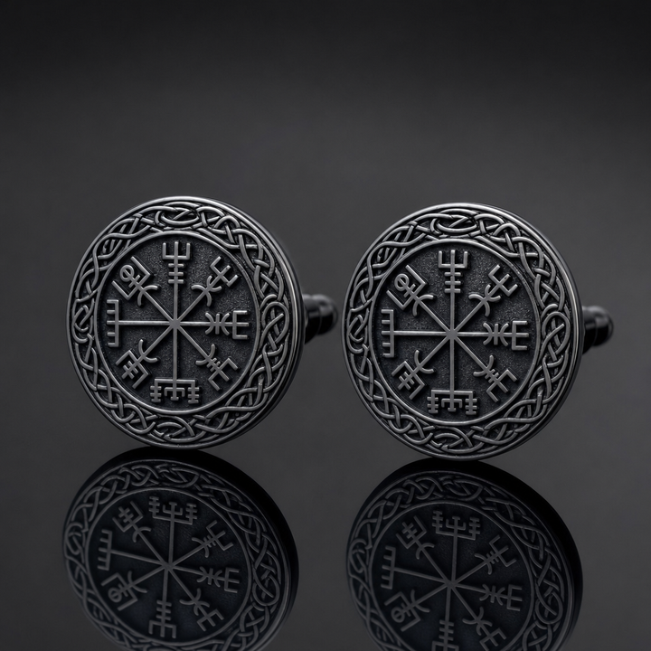 Helm of Awe Aegishjalmur Stud Earrings