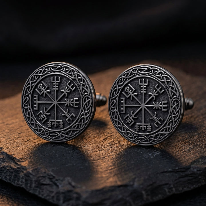 Helm of Awe Aegishjalmur Stud Earrings — feature