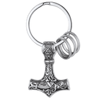 Norse Viking Thor Hammer Mjolnir Keychain for Men 1