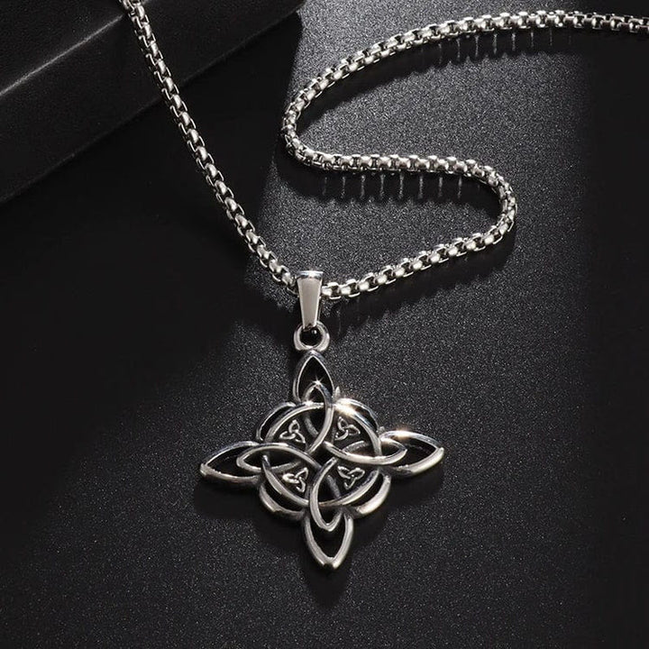 Classic Celtic Trinity Knot Interconnect Necklace