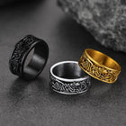 Norse Viking Celtic Wolf Ring Band For Men 4