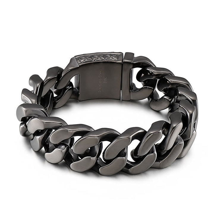 Skull Clasp Cuban Bracelet
