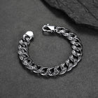 Stainless Steel Celtic Chunky Cuban Link Chain Bracelet for Men 7