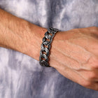 Stainless Steel Celtic Chunky Cuban Link Chain Bracelet for Men 2