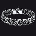 Stainless Steel Celtic Chunky Cuban Link Chain Bracelet for Men 1