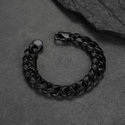 Stainless Steel Celtic Chunky Cuban Link Chain Bracelet for Men 8