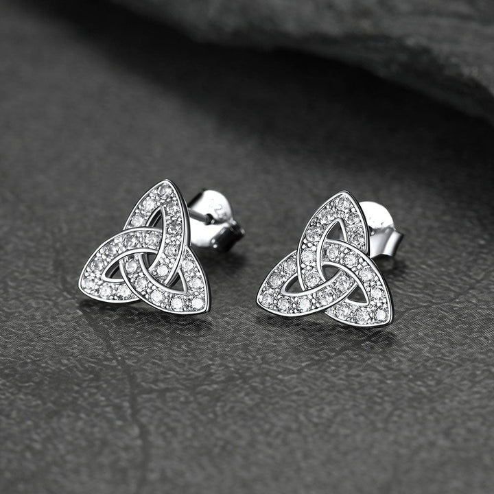 Knot Earrings for Women in Sterling Silver