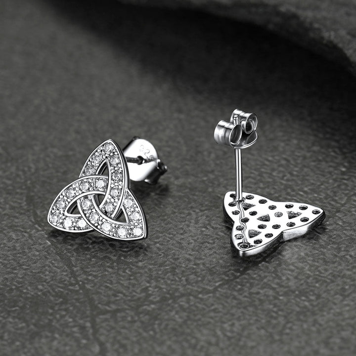 Knot Earrings for Women in Sterling Silver