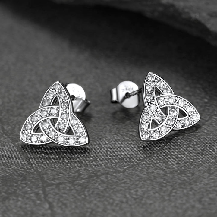 Knot Earrings for Women in Sterling Silver