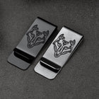 Viking Fenrir Celtic Wolf Money Cash Clip Slim Credit Card Holder 4