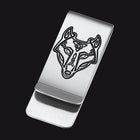 Viking Fenrir Celtic Wolf Money Cash Clip Slim Credit Card Holder 1