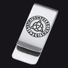 Personalised Celtic Knot Money Clip Slim Wallets 1