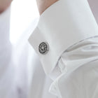 Nordic Viking Compass Cufflinks for Men 2