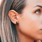 Punk Small Dragon Hoop Earrings for Men Women 4